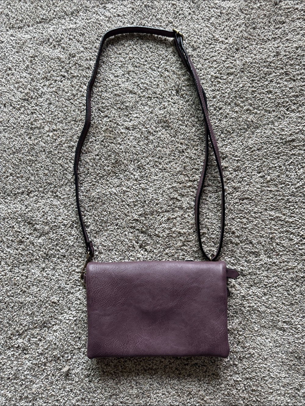 Joy Susan Plum Purple Crossbody Bag